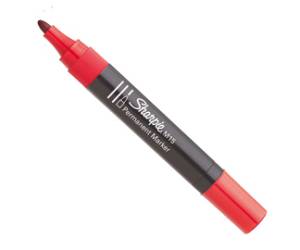 Marcatore Permanente M15 Rosso punta tonda Sharpie - S0192605 - DMwebShop
