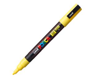 Marcatore a base d'acqua Uni Posca PC3M - punta fine - 0,9 - 1,3 mm - giallo - Uni Mitsubishi - M PC3M G - 8007404080357 - DMwebShop