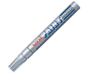 Marcatore Uni Paint PX20 - punta 2,8 mm - argento - Uni Mitsubishi - M PX20 ARG - 4902778912393 - DMwebShop