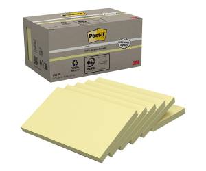 Blocco Notes Green 655,1B 76 x 127 mm giallo 100 fogli riciclato - 100,4669