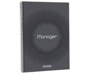 Blocco Spiral Manager 4 fori microperforato 23 x 29,7 cm 10 mm 80 gr 90 fogli - 4971