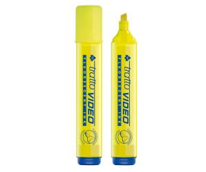 Evidenziatore Giallo Video punta scalpello tratto 1-5mm giallo Tratto 830201 - 2810