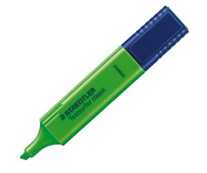 Evidenziatore Textsurfer Classic punta a scalpello tratto da 1,5 mm verde - 3628