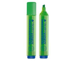 Evidenziatore Verde Video punta scalpello tratto 1,5mm Tratto - 2863