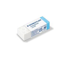 Gomma Combi Rasoplast 43 x19 x13 mm bianca e blu - 5887