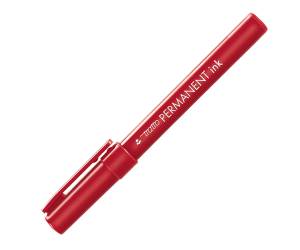 Marcatore Permanent Ink punta tonda 2,00 mm rosso - 6859