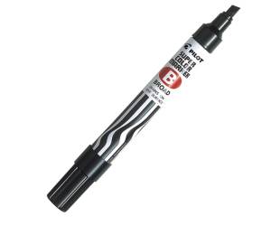 Marcatore Super Color permanente punta scalpello 5 mm nero - 6875