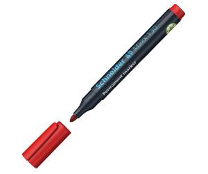 Marcatore permanente Maxx 130 punta conica tratto 1,3 mm rosso - 3813