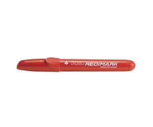 Marcatore permanente Redimark punta tonda 3,5 mm rosso - 5011