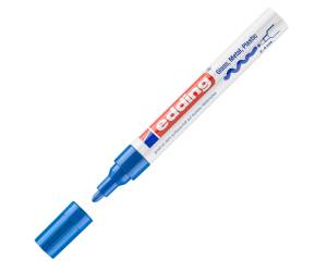 Marcatore permanente a vernice 750 punta tonda da 2 a 4 mm blu - 6136