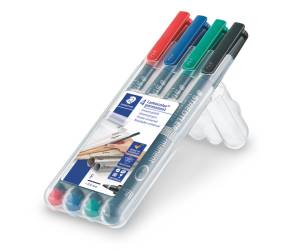 Pennarello Astucci Lumocolor Permanent 318 punta 0,6 mm colori assortiti - 6249