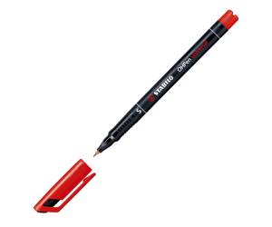 Pennarello OHPen universal permanente 841 punta superfine 0,4 mm rosso - 4438