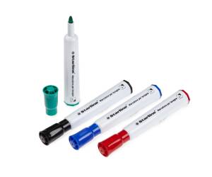 Marcatori per lavagne cancellabili - punta tonda 2 mm - colori assortiti - busta 4 pezzi - Starline - STL1652. - 8025133021175 - DMwebShop