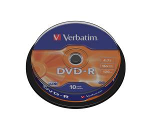 Scatola 10 DVD R serigrafato 4,7Gb - 7026