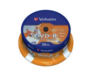 Scatola 25 DVD R stampabile 4,7Gb - 7019