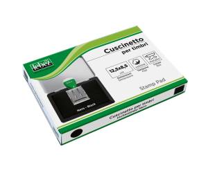 Cuscinetto per timbri - 12,5 x 8,5 cm - nero - Lebez - 1481-NE - 8007509148150 - DMwebShop