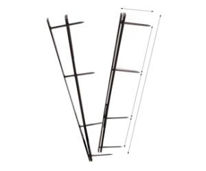 Pettini Velobind - 4 denti - 45 mm - nero - conf. 25 pezzi - GBC - A9741635 - 80509416359 - DMwebShop