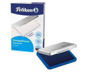Cuscinetto per timbri - 7 x 11 cm - blu - Pelikan - 100436058 - 4012700331014 - DMwebShop