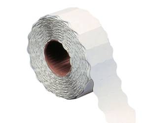 Etichetta a onda - permanente - 26 x 16 mm - bianco - rotolo da 1000 etichette - conf. 16 pezzi - Markin - X3502616PER - 35203A - DMwebShop