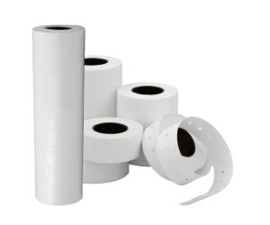 Rotolo 1000 etichette art. 165 - 21 x 12 mm - permanente bianco - conf. 10 rotoli - Lebez - 165 - 8007509001653 - DMwebShop