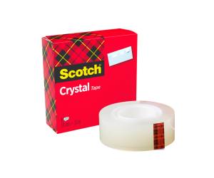 Nastro adesivo Crystal 600 - 1,9 cm x 33 mt - trasparente - Scotch - 7100027387 - 3134375261920 - DMwebShop