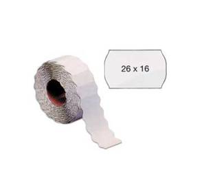 Etichetta a onda - removibile - 26 x 16 mm - bianco - rotolo da 1000 etichette - conf. 16 pezzi - Markin - X3502616RIM - 8007047029218 - DMwebShop