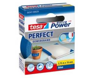 Nastro adesivo telato XP perfect - 1,9 cm x 2,7 mt - blu - Tesa - 56341-00029-04 - 4042448044037 - DMwebShop