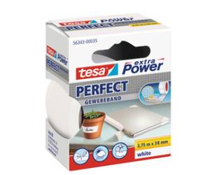 Nastro adesivo telato XP Perfect - 38 mm x 2,7 mt - bianco - Tesa - 56343-00035-04 - 4042448044174 - DMwebShop