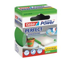 Nastro adesivo telato XP Perfect - 38 mm x 2,7 mt - verde - Tesa - 56343-00039-04 - 4042448044259 - DMwebShop