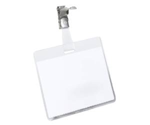 Portabadge PVC clip in metallo - 6 x 9 cm - conf. 5 pezzi - Durable - 8603-19 - DMwebShop
