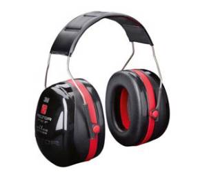 Cuffia protettiva Peltor Optime III SNR 35 dB nero-rosso - 7000039622 - 4046719386918 - DMwebShop