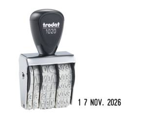 Timbro Datario 1020 - manuale - 5 mm - Trodat - 54239. - 9008056860006 - DMwebShop