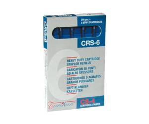 Caricatori CRS6 - 210 punti 6 mm - capacita' massima 25 fogli - blu - conf. 5 pezzi - Iternet - 0021 - 8028422300210 - DMwebShop