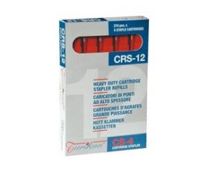 Caricatori CRS6 - 210 punti 12 mm - capacita' massima 80 fogli - rosso - conf. 5 pezzi - Iternet - 0024 - 8028422300241 - DMwebShop