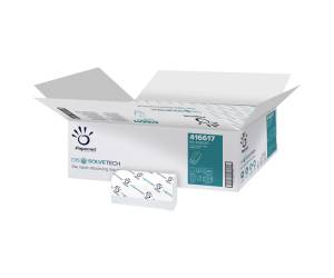 Asciugamani piegati a Z Dissolve Tech 2 veli 20 gr goffratura a onda bianco da 200,6723