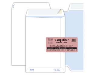 Busta a sacco Competitor FSC strip adesivo 16 x 23 cm 80 gr bianco Envelopes - 6385