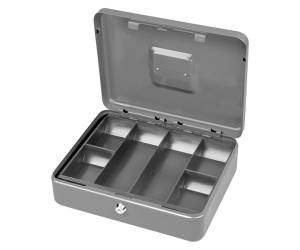 Cassetta portavalori Secur 30x24x9 cm grigio chiaro - 8098
