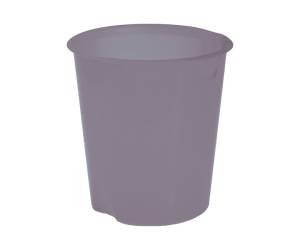 Cestino gettacarte E020 Modula altezza 32,5 cm diametro 31 cm 16,5 lt fume trasparente - 12381