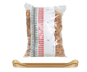 Elastici fettuccia diametro 12 x 0,5 cm 1 kg caucciu avana - 6024