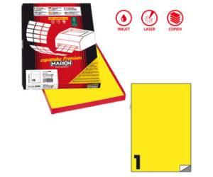 Etichette adesive C 503 in carta permanenti 210 x 297 mm 100 fogli - 8015