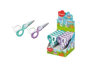 Forbici KidiKut lama sintetica punta tonda 12 cm - 6677