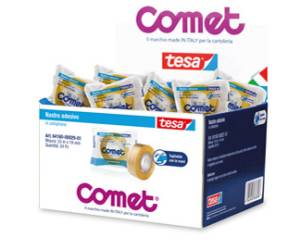 Nastro adesivo confezionato singolarmente 19 mm x 33 mt cellophane trasparente - 6285