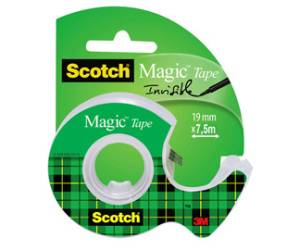 Nastro adesivo in chiocciola Magic 810,19 mm x 7,5 mt acrilico trasparente - 6376