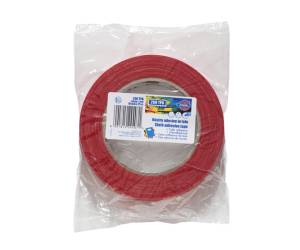 Nastro adesivo telato TPA 200,19 mm x 25 mt tela plastificata rosso - 7393