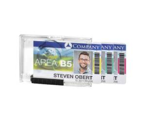 Portabadge PushBox Trio 3 tessere inseribili 5,4 x 8 - 7 cm - 6923