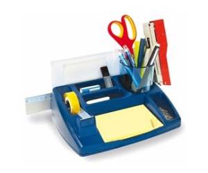 Portacancelleria Oliver 25 x 21 x 10 cm blu - 6503