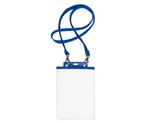 Portanome Pass 7 St mt cordoncino blu 15 x 21 cm A5 blu - 8077