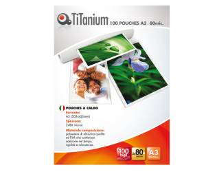 Pouches A3,303 x 426 mm 2x80 micron - 5992