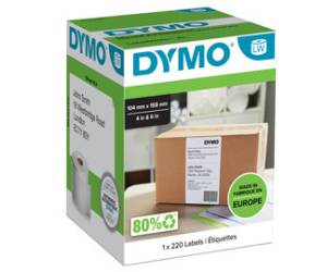 Rotolo 220 etichette LW 104 x 159 mm carta indirizzi XL bianco - 17153