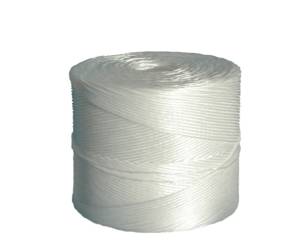 Rotolo di spago diametro 2 mm lunghezza 1000 mt 2 kg fibra PPL titolo 1,500 bianco - 6497